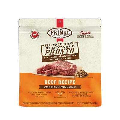Freeze Dried Scoopable Pronto Dog Food - Raw & Natural Nutrition