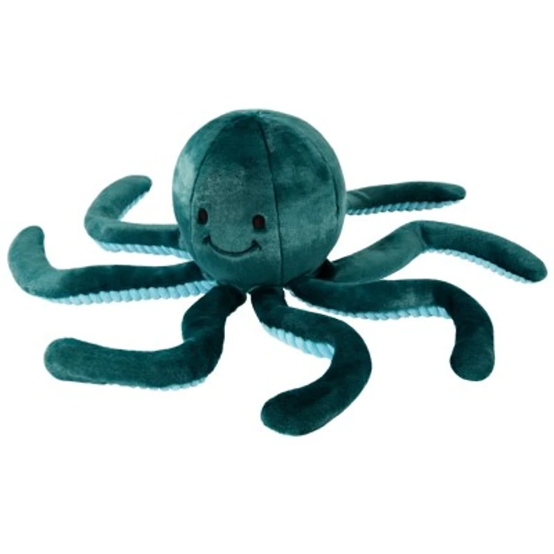 Fluff & Tuff - Plush Dog Toy - Soft Plush with Tuffweb Mesh for Snuggles & Play - Stevie Octopus