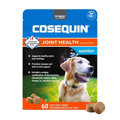 Cosequin - Soft Chews for Senior Dogs - Joint Support Supplement with Glucosamine for Mobility & Comfort