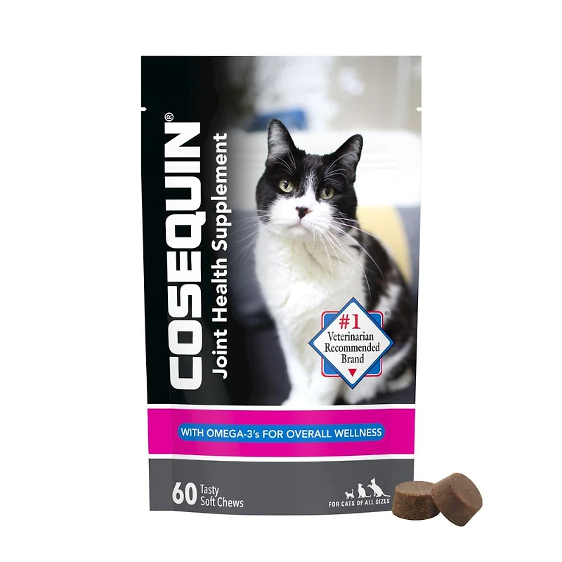 Cosequin - Soft Chews for Cats - Joint Health Supplement with Omega 3s for Overall Wellness