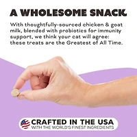 Primal - Freeze Dried Raw Cat Treat - All Natural with Probiotics - The G.O.A.T. Chicken & Goat Milk
