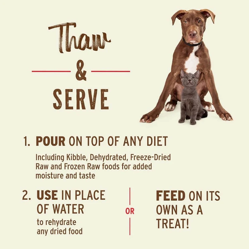 Primal - Bone Broth for Dogs & Cats - Nutrient Rich Hydration with Joint & Gut Support