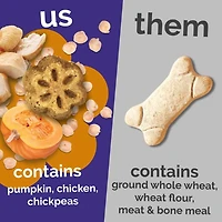 Fruitables - Skinny Minis® Dog Treat - Big Flavor Soft Chews with Superfoods - Rotisserie Chicken