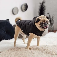 Puffy Cloud Parka Dog Coat - Elasto-Fit®, Water Repellent & Sherpa Lined