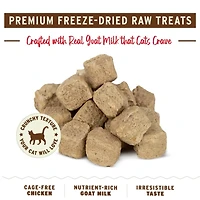Primal - Freeze Dried Raw Cat Treat - All Natural with Probiotics - The G.O.A.T. Chicken & Goat Milk