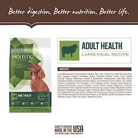 Holistic Select - Dry Dog Food - Natural Digestive Adult Health - Lamb Meal Recipe
