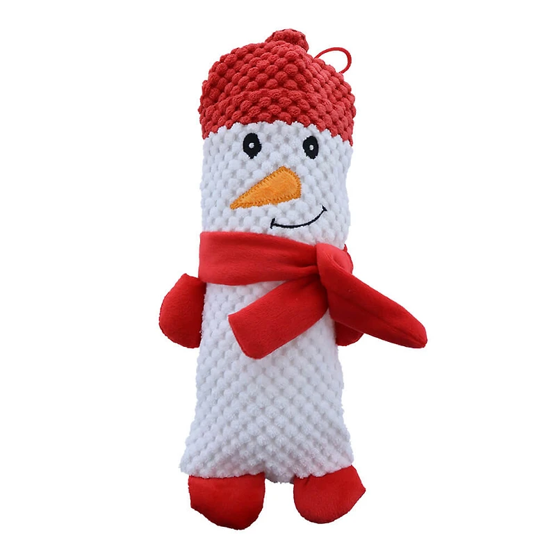Patchwork Pet - Plush Dog Toy - Christmas Squeezy