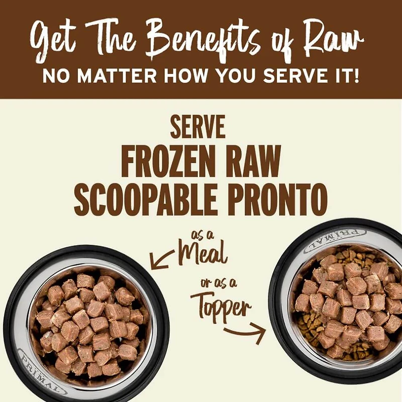 Frozen Scoopable Pronto Dog Food - Raw & Natural Nutrition