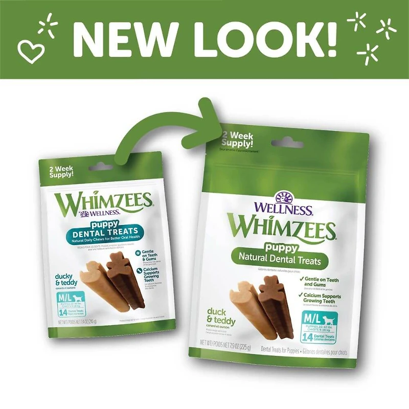 WHIMZEES - Natural Grain Free Dog Dental Treat - Puppy