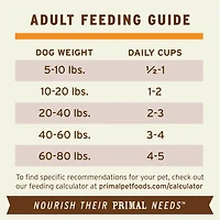 Primal - Freeze Dried Scoopable Pronto Dog Food - Raw & Natural Nutrition
