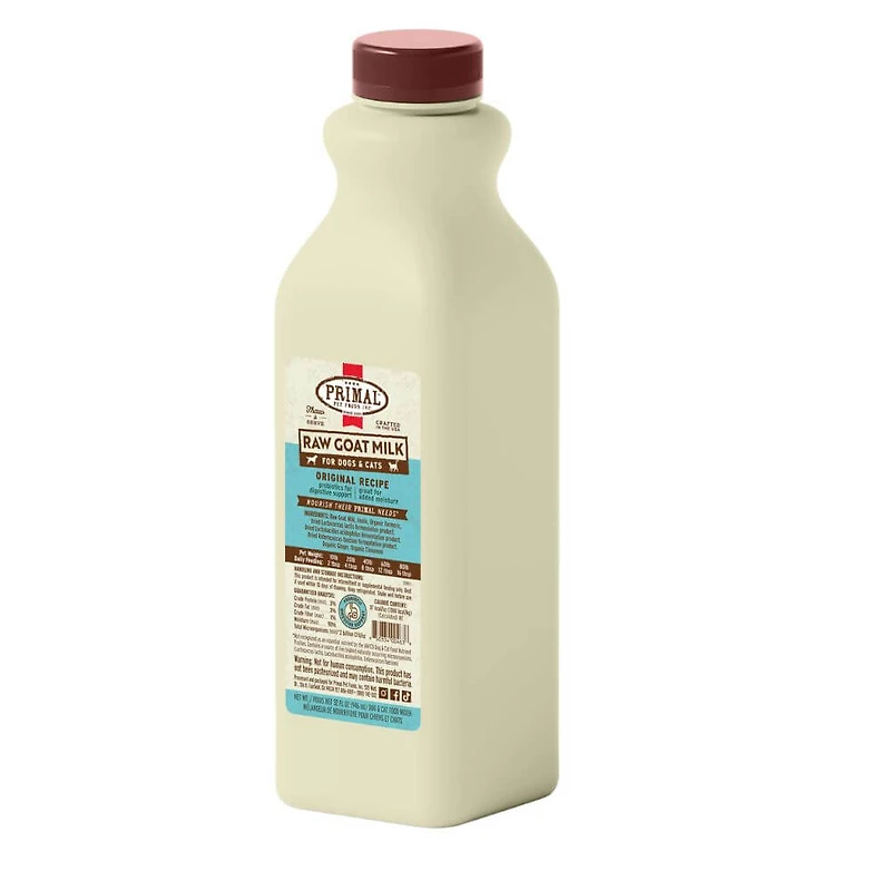Raw Goat Milk for Dogs & Cats - Digestive Support & Hydration