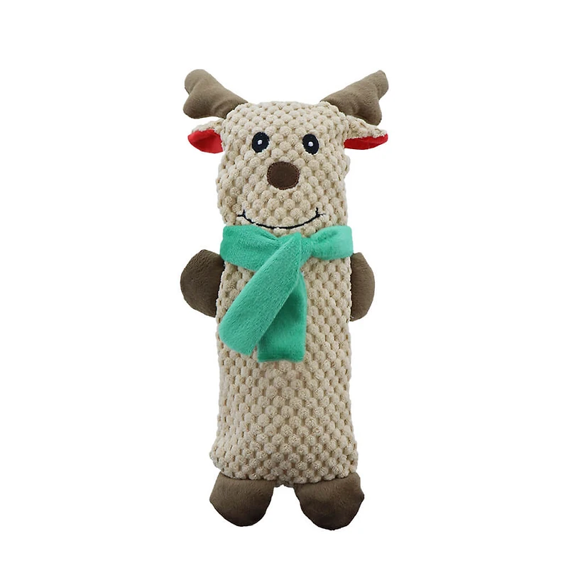 Patchwork Pet - Plush Dog Toy - Christmas Squeezy