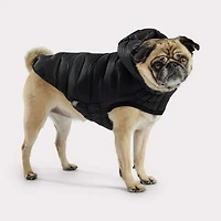 GF Pet - Puffy Cloud Parka Dog Coat - Elasto-Fit®,  Water Repellent & Sherpa Lined - Black