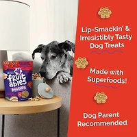 Fruitables - Biggies™ Dog Treat - Crunchy Bold Flavor & Natural Ingredients - Bacon & Apple