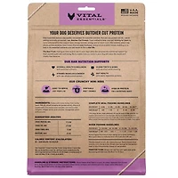 Vital Essentials - Freeze Dried Raw Dog Food - High Protein,  Grain Free & Limited Ingredient Crunchy Mini Nibs - Turkey Entrée