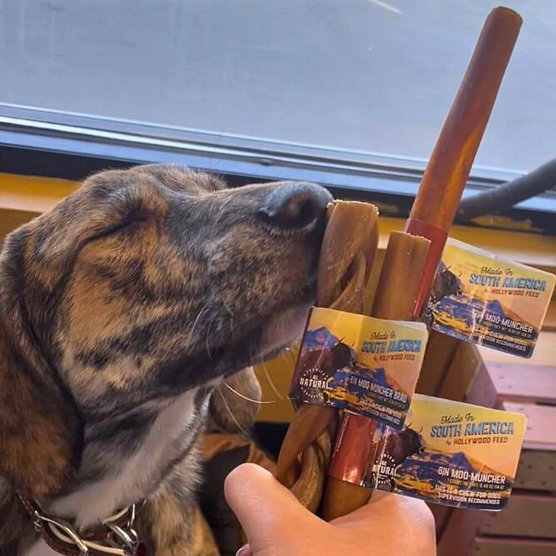 Premium Natural Dog Chew - Single Ingredient & High Protein Beef Hide
