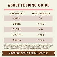 Primal - Frozen Cat Food Nuggets - Raw & Natural Nutrition - Beef & Salmon Recipe
