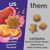 Fruitables - Cat Treat - Superfood Blend with Crunchy Flaky Texture - Tuna & Pumpkin