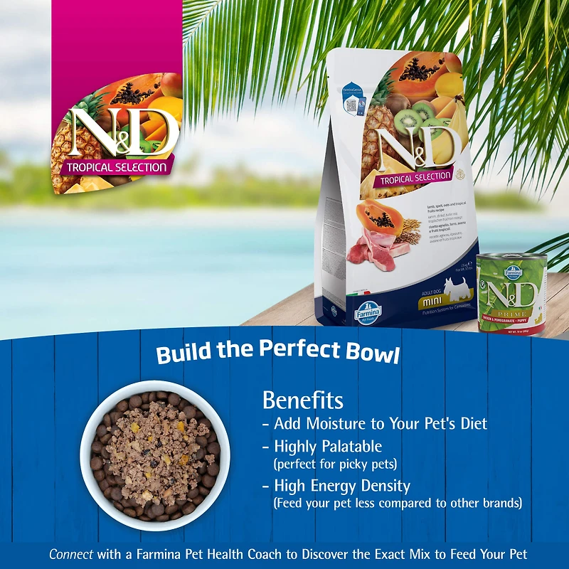 - Dry Dog Food - Lamb,  Spelt,  Oats & Tropical Fruits Puppy Medium & Maxi