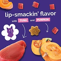 Fruitables - Cat Treat - Superfood Blend with Crunchy Flaky Texture - Tuna & Pumpkin