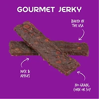 Cloud Star - Jerky Dog Treats - Wag More Bark Less Grain Free with Natural Duck & Apple