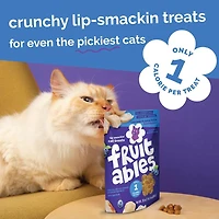 Fruitables - Cat Treat - Superfood Blend with Crunchy Flaky Texture - Chicken & Blueberry