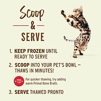 Primal - Frozen Scoopable Pronto Cat Food - Raw & Natural Nutrition