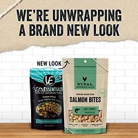 Vital Essentials - Freeze Dried Raw Dog Treats - High Protein,  Grain Free & Limited Ingredient - Salmon Bites