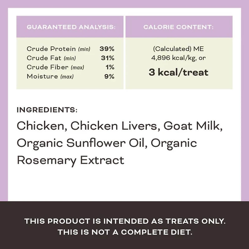 Primal - Freeze Dried Raw Cat Treat - All Natural with Probiotics - The G.O.A.T. Chicken & Goat Milk