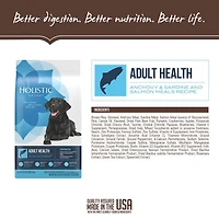Holistic Select - Dry Dog Food - Natural Grain Free Adult Health - Anchovy,  Sardine & Salmon Meal Recipe