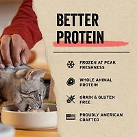 Vital Essentials - Freeze Dried Raw Cat Food - High Protein,  Grain Free & Limited Ingredient Mini Patties - Chicken Entrée