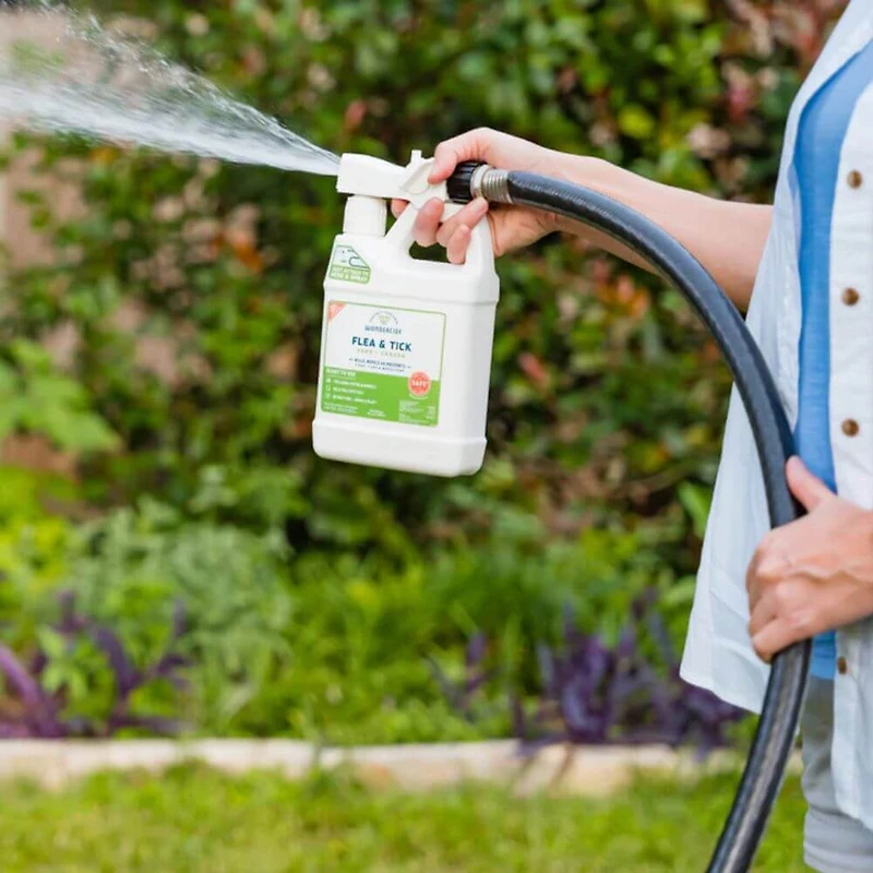 Wondercide - Flea & Tick For Yard + Garden Spray - Pet Safe & Plant Based with Essential Oil