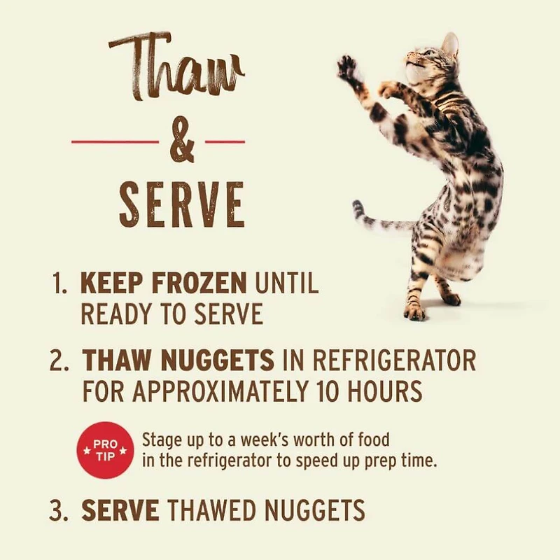 Primal - Frozen Cat Food Nuggets - Raw & Natural Nutrition