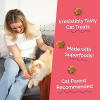 Fruitables - Cat Treat - Superfood Blend with Crunchy Flaky Texture - Salmon & Cranberry