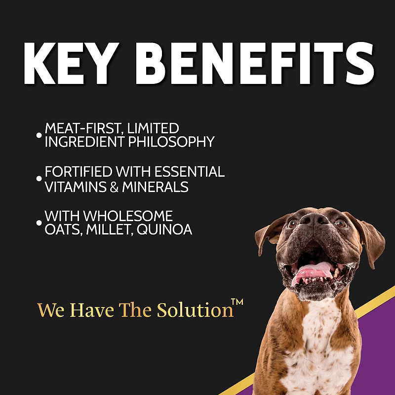 - Dry Dog Food – Limited Ingredient Wholesome Grains - Lamb & Lamb Meal Formula