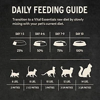 Vital Essentials - Frozen Raw Cat Food - High Protein,  Grain Free & Limited Ingredient Mini Patties - Duck Entrée