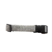Adjustable Dog Collar - Soft Cotton & Durable Hardware - Rio Crus Gray