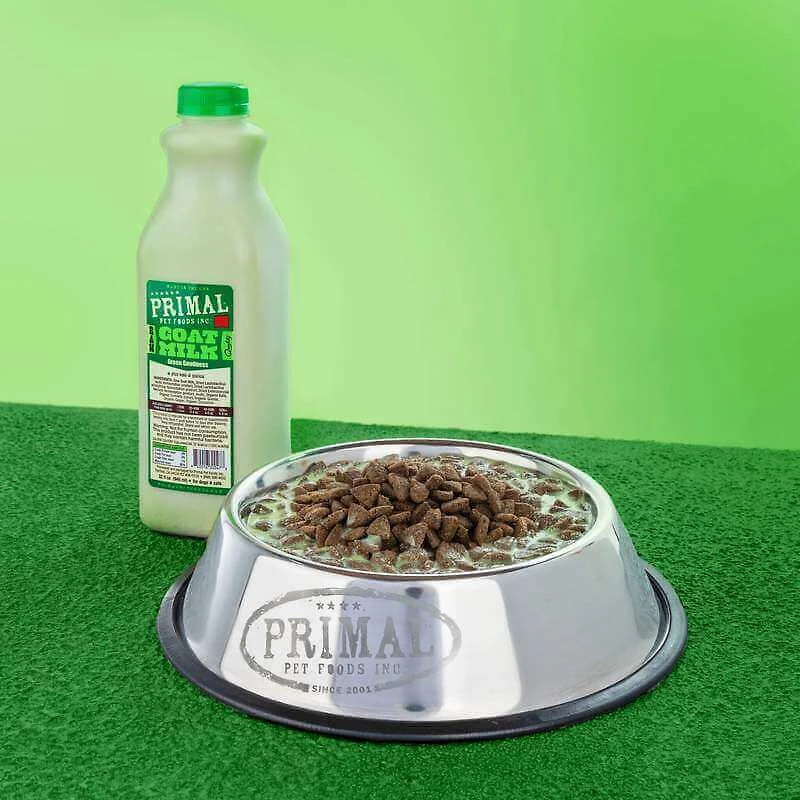 Primal - Raw Goat Milk for Dogs & Cats - Digestive Support & Hydration - Green Goodness Recipe