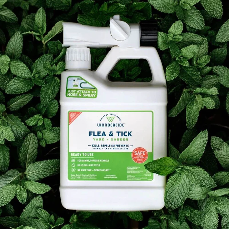 Wondercide - Flea & Tick For Yard + Garden Spray - Pet Safe & Plant Based with Essential Oil