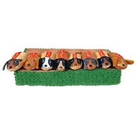 Patchwork Pet - The Weens Plush Dog Toy – Interactive Pet Puzzle for Mental Stimulation – Glizzies