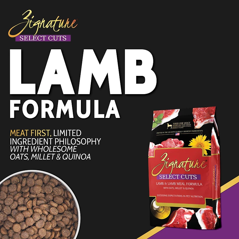 - Dry Dog Food – Limited Ingredient Wholesome Grains - Lamb & Lamb Meal Formula