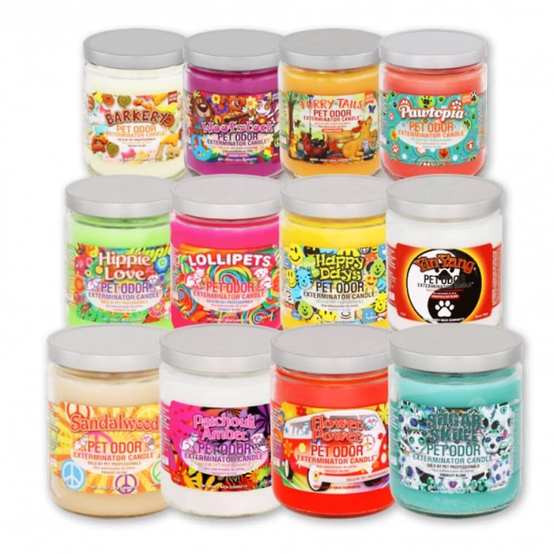Specialty Pet - 13oz Candle - Pet Odor Exterminator with Enzymes - Sandalwood Scent