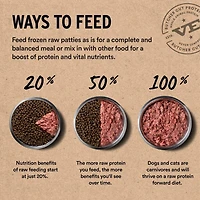 Vital Essentials - Frozen Raw Dog Treat - High Protein,  Grain Free & Limited Ingredient Patties - Beef Tripe