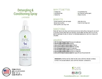 Pure and Natural Pet - Dog - Detangling Spray