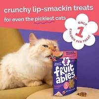 Fruitables - Cat Treat - Superfood Blend with Crunchy Flaky Texture - Salmon & Cranberry
