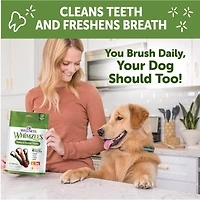 WHIMZEES - Dog Dental Treat - Brushzees Natural Grain Free Dental Chews - Large Breed Value Box