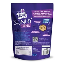 Fruitables - Skinny Minis® Dog Treat - Big Flavor Soft Chews with Superfoods - Pumpkin & Berry