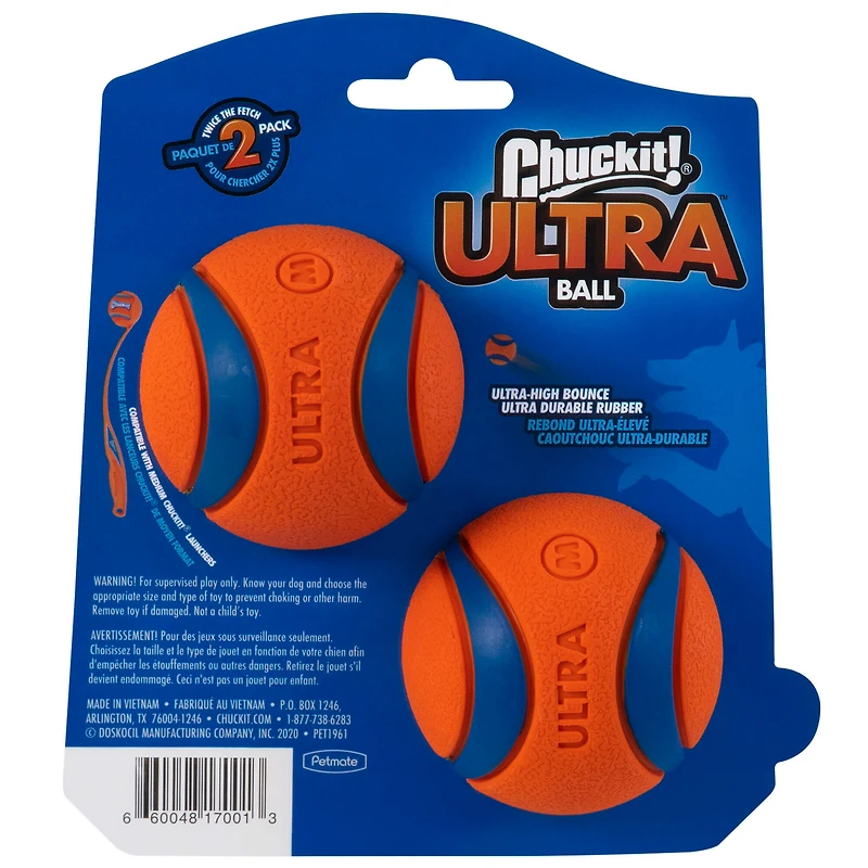 Chuckit! - Dog Toy - Ultra Ball - 2 Pack