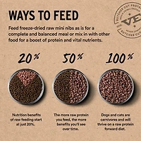 Vital Essentials - Freeze Dried Raw Dog Food - High Protein,  Grain Free & Limited Ingredient Crunchy Mini Nibs - Chicken Entrée