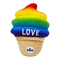 Huxley & Kent - Power Plush Dog Toy - Pride Cone